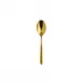 Hannah Diamond Pvd Red Gold Mocha Spoon 4 1/2 in Diamond Pvd Red Gold