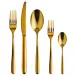 Hannah Diamond Pvd Red Gold Flatware