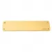 Living Diamond Gold Cutlery Rest Rectangular 11,0 cm x 3,0 cm h 0,2 cm
