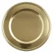 Avenue Show Plate Striped Edge Round 12 1/4 Diamond Pvd White Gold