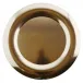 Sphera Show Plate Round 12 5/8 Diamond Pvd Red Gold
