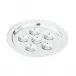 Elite Snail Plate 6 Holes Round 9 7/8 Silverplated