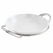 New Living Round Rice Dish Set Round 14 1/8 On Stainless Steel