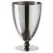 Penelope Wine Cooler 7 in Silverplated Marble Black