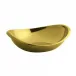 Twist Oval Bowl 8 1/2 X 7 1/2 In Pvd Gold