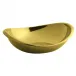 Twist Oval Bowl 10 1/4 X 8 3/4 In Pvd Gold