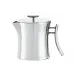 Bamboo Tea Pot 2 1/2X4 3/8 Silverplated