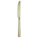 Flat Antico Champagne Table Knife Solid Handle 9 5/16 In 18/10 Stainless Steel Antico Pvd Finishing (Special Order)