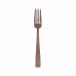 Flat Vintage Pvd Copper Dessert Fork 7 1/8 in 18/10 Stainless Steel Vintage Pvd Finishing