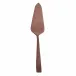 Flat Vintage Pvd Copper Cake Server 9 13/16 in 18/10 Stainless Steel Vintage Pvd Finishing