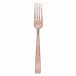 Flat Pvd Copper Table Fork 8 in 18/10 Stainless Steel Pvd Mirror (Special Order)