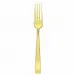 Flat Pvd Gold Table Fork 8 in 18/10 Stainless Steel Pvd Mirror (Special Order)