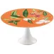 Tresor Fleuri Orange Pomme D'Eau Petit Four Stand 8.7 in Gift Box