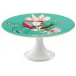 Tresor Fleuri Turquoise Magnolia Petit Four Stand 6.3 in Gift Box