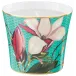 Tresor Fleuri Turquoise Magnolia Candle Pot 3.35 in Gift Box