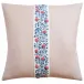 Ashoka Slubby Linen Shell Pink Ashoka Rose and Sky Tape Pillow