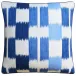 Kasuri Blue White Pillow