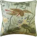 Lotus Garden Aqua 22 x 22 in Pillow