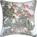 Asian Scenic Robin's Egg 22 x 22 in Pillow