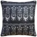 Batik Tribal Smoke Blue 22 x 22 in Pillow