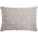 French Knot Embroidery Flax 14 x 20 in Pillow