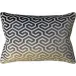 Ming Fret Velvet Taupe 14 x 20 in Pillow