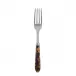 Faux Tortoise Salad Fork 7.5"