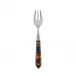 Faux Tortoise Oyster Fork 6"