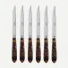 Tortoise Faux Tortoise Set Of 6 Steak Knives