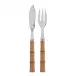 Bamboo Light Wood Fish Set 8.25" (Knife, Fork)