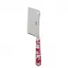 Toile De Jouy Red Cheese Cleaver 8"