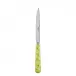 Provencal Light Green Steak Knife 9"