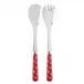 Provencal Red 2-Pc Salad Serving Set 10.25" (Fork, Spoon)