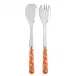 Provencal Orange 2-Pc Salad Serving Set 10.25" (Fork, Spoon)