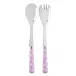 Provencal Pink 2-Pc Salad Serving Set 10.25" (Fork, Spoon)