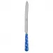 Provencal Lapis Blue Bread Knife 11"