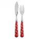 Provencal Red Fish Set 8.25" (Knife, Fork)