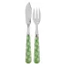 Provencal Garden Green Fish Set 8.25" (Knife, Fork)