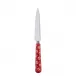 Provencal Red Kitchen Knife 8.25"