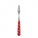 Provencal Red Cocktail Fork 5.75"