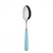 Gingham Turquoise Soup Spoon 8.5"