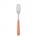 Gingham Orange Dinner Fork 8.5"