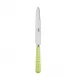 Gingham Lime Dinner Knife 9.25"