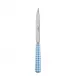 Gingham Light Blue Steak Knife 9"