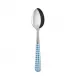 Gingham Light Blue Dessert Spoon 7.5"