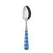 Gingham Lapis Blue Dessert Spoon 7.5"