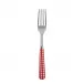 Gingham Red Salad Fork 7.5"