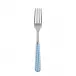 Gingham Light Blue Salad Fork 7.5"