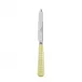 Gingham Yellow Dessert Knife 8"