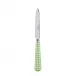 Gingham Garden Green Dessert Knife 8"